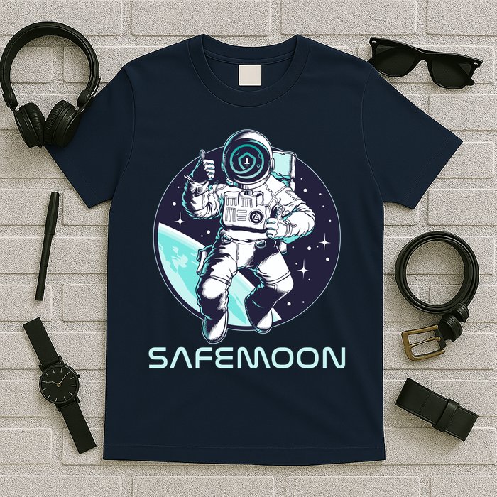 Safemoon Cryptocurrency Space Astronaut T-Shirt