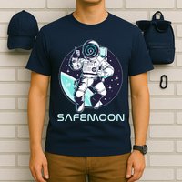 Safemoon Cryptocurrency Space Astronaut T-Shirt