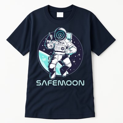 Safemoon Cryptocurrency Space Astronaut Tall T-Shirt