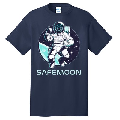 Safemoon Cryptocurrency Space Astronaut Tall T-Shirt