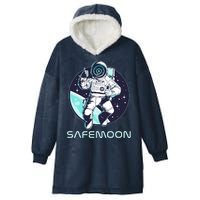 Safemoon Cryptocurrency Space Astronaut Hooded Wearable Blanket