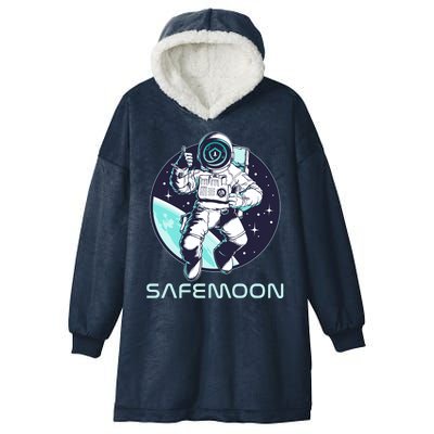 Safemoon Cryptocurrency Space Astronaut Hooded Wearable Blanket