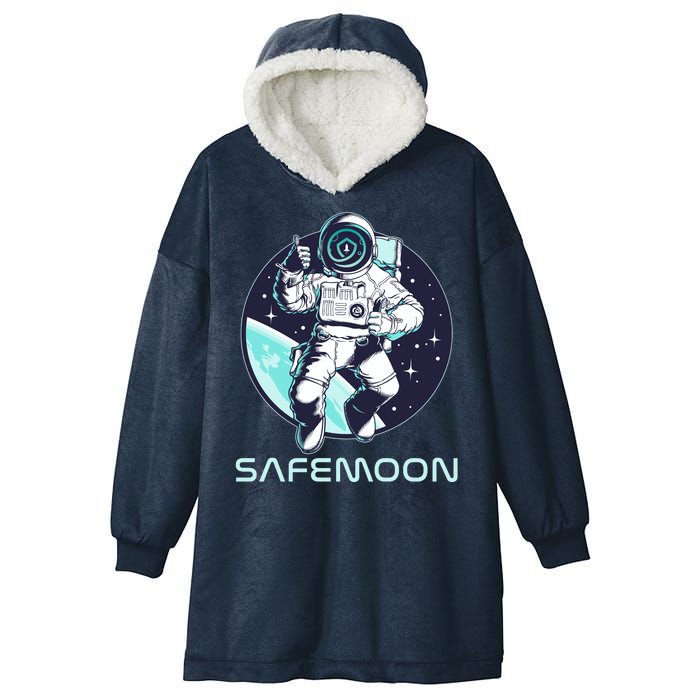 Safemoon Cryptocurrency Space Astronaut Hooded Wearable Blanket