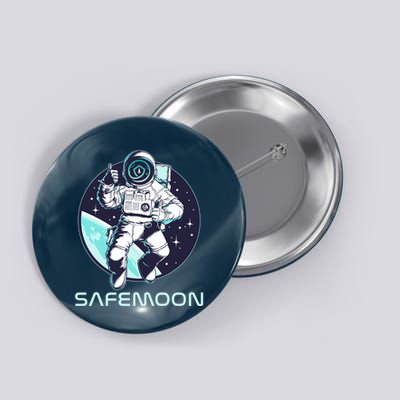 Safemoon Cryptocurrency Space Astronaut Button