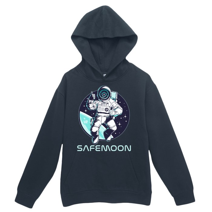 Safemoon Cryptocurrency Space Astronaut Urban Pullover Hoodie