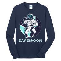 Safemoon Cryptocurrency Space Astronaut Tall Long Sleeve T-Shirt