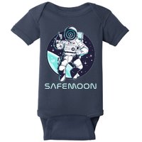 Safemoon Cryptocurrency Space Astronaut Baby Bodysuit