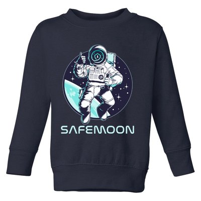 Safemoon Cryptocurrency Space Astronaut Toddler Sweatshirt