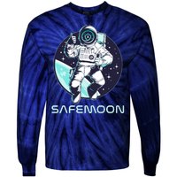 Safemoon Cryptocurrency Space Astronaut Tie-Dye Long Sleeve Shirt