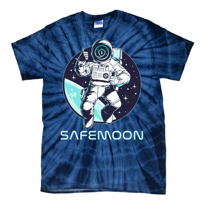 Safemoon Cryptocurrency Space Astronaut Tie-Dye T-Shirt