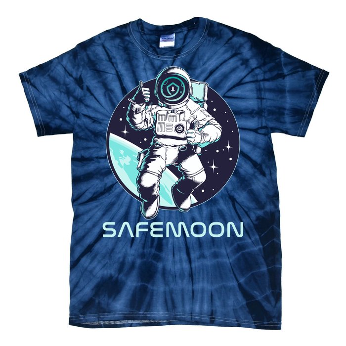 Safemoon Cryptocurrency Space Astronaut Tie-Dye T-Shirt