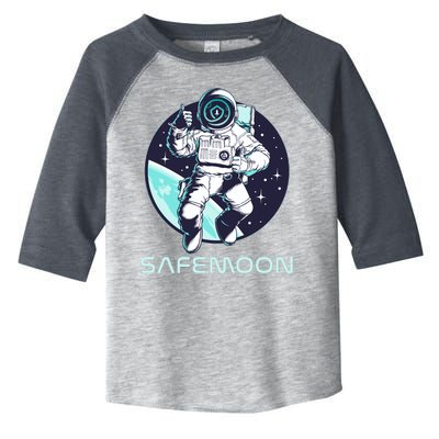 Safemoon Cryptocurrency Space Astronaut Toddler Fine Jersey T-Shirt