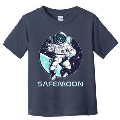 Safemoon Cryptocurrency Space Astronaut Toddler T-Shirt