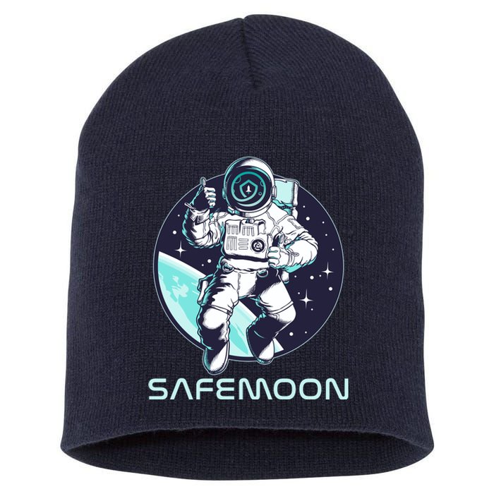 Safemoon Cryptocurrency Space Astronaut Short Acrylic Beanie