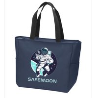 Safemoon Cryptocurrency Space Astronaut Zip Tote Bag