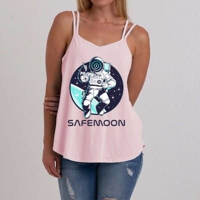 Safemoon Cryptocurrency Space Astronaut Women's Strappy Tank