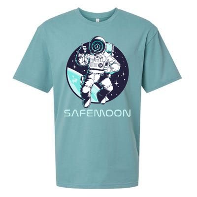 Safemoon Cryptocurrency Space Astronaut Sueded Cloud Jersey T-Shirt