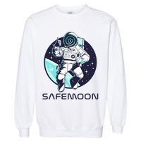 Safemoon Cryptocurrency Space Astronaut Garment-Dyed Sweatshirt
