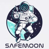 Safemoon Cryptocurrency Space Astronaut Garment-Dyed Sweatshirt
