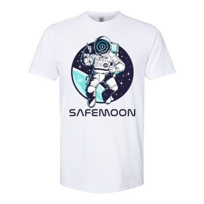 Safemoon Cryptocurrency Space Astronaut Softstyle CVC T-Shirt