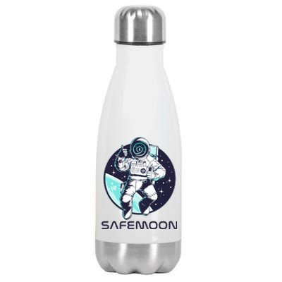 Safemoon Cryptocurrency Space Astronaut Stainless Steel Insulated Water Bottle