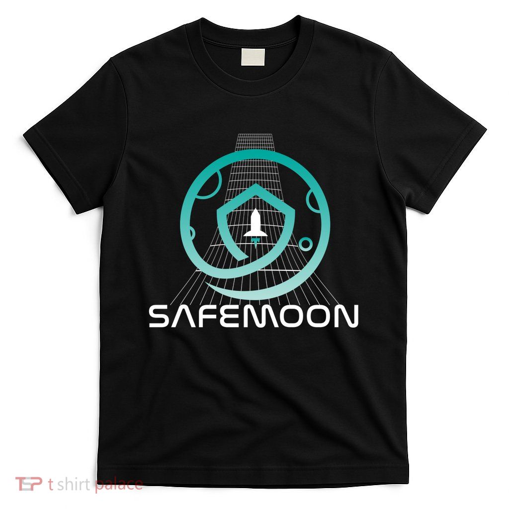 Safemoon Cryptocurrency Space Grid T-Shirt