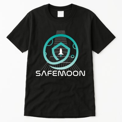 Safemoon Cryptocurrency Space Grid Tall T-Shirt