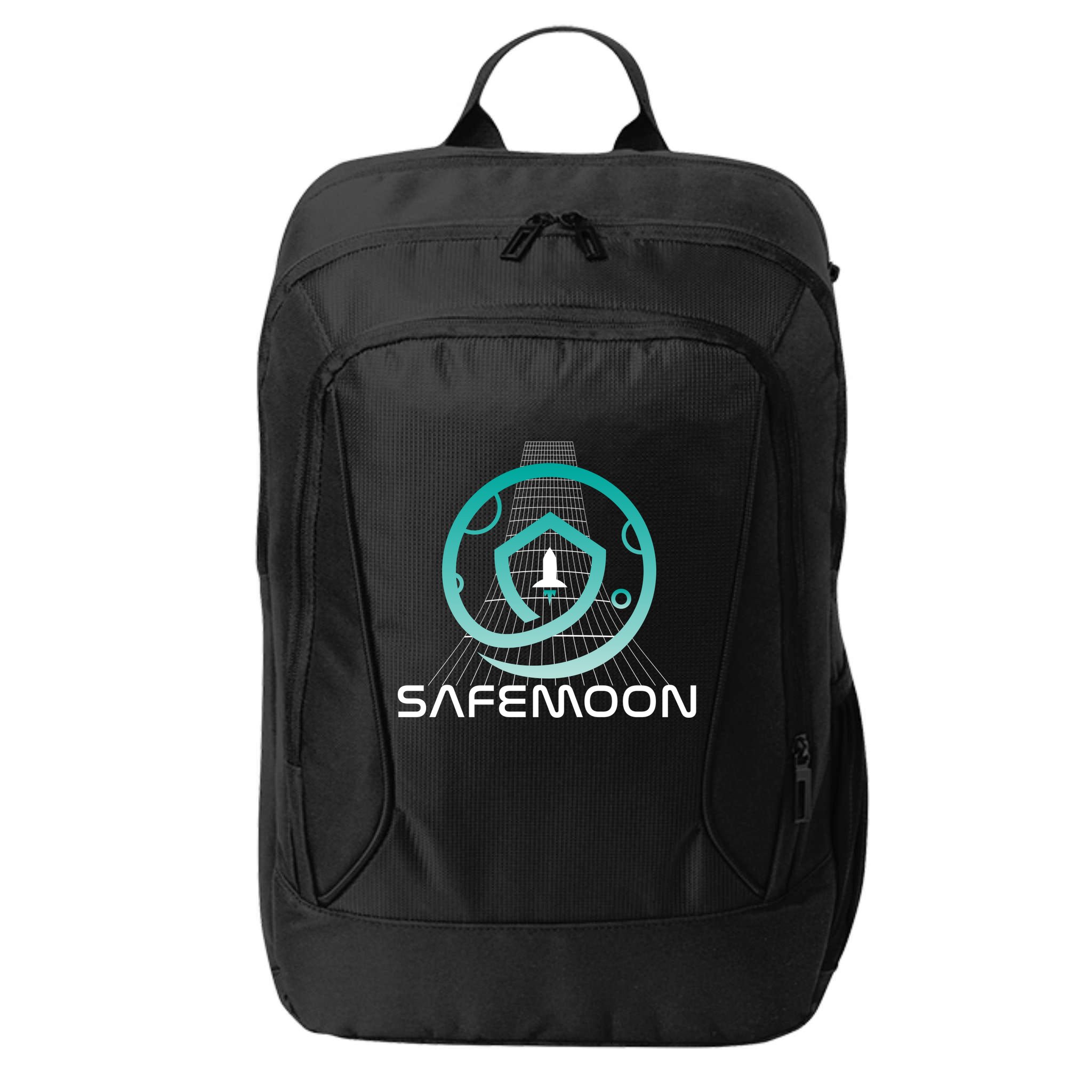 Safemoon Cryptocurrency Space Grid City Backpack