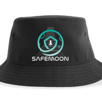 Safemoon Cryptocurrency Space Grid Sustainable Bucket Hat