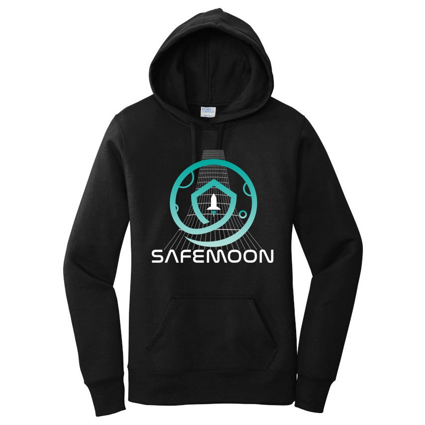 Safemoon Cryptocurrency Space Grid Women's Pullover Hoodie