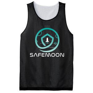 Safemoon Cryptocurrency Space Grid Mesh Reversible Basketball Jersey Tank