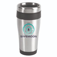 Safemoon Cryptocurrency Space Grid 16oz Travel Tumbler