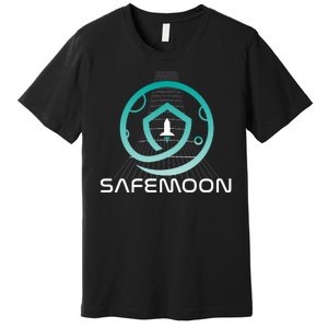 Safemoon Cryptocurrency Space Grid Premium T-Shirt