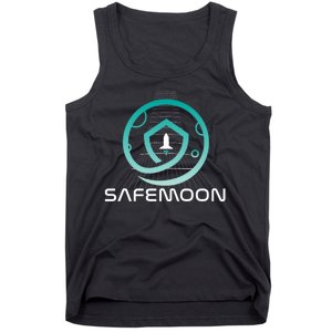 Safemoon Cryptocurrency Space Grid Tank Top