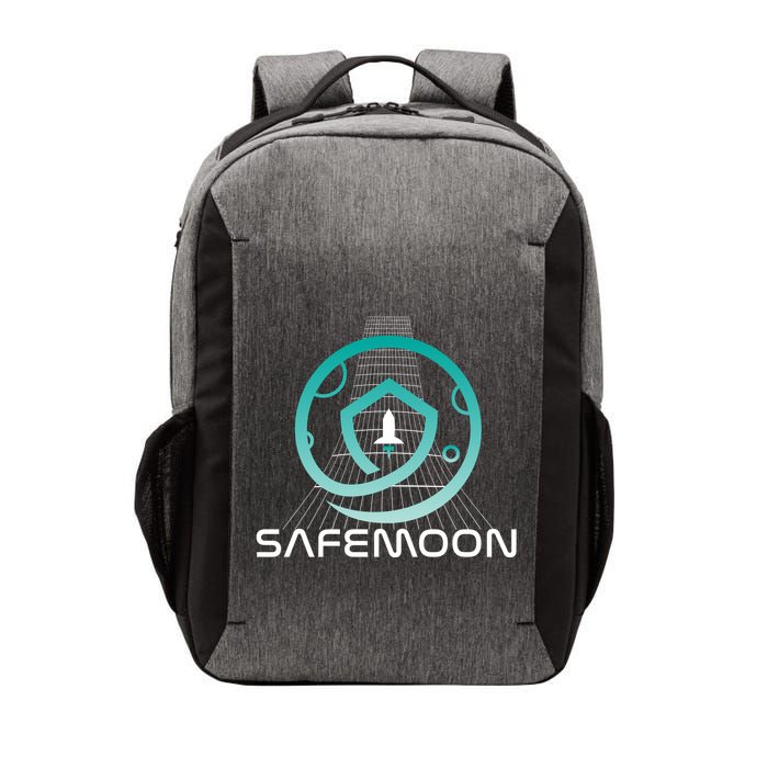 Safemoon Cryptocurrency Space Grid Vector Backpack