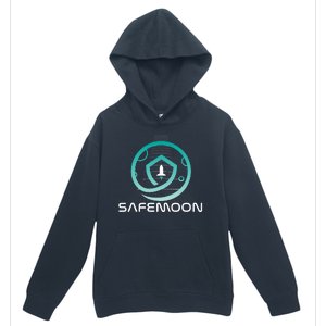 Safemoon Cryptocurrency Space Grid Urban Pullover Hoodie