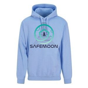 Safemoon Cryptocurrency Space Grid Unisex Surf Hoodie