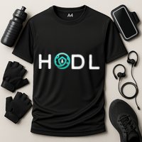 SafeMoon HODL Crypto Hold Currency Cooling Performance Crew T-Shirt