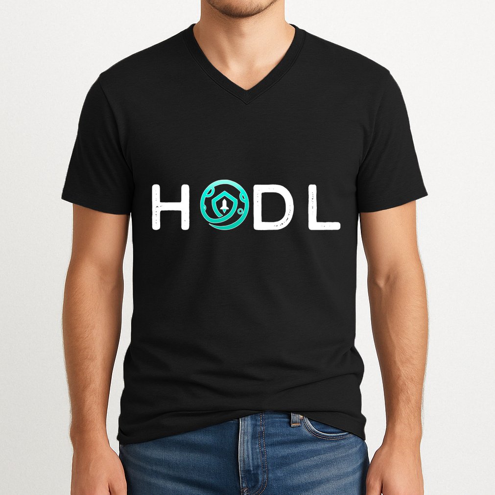 SafeMoon HODL Crypto Hold Currency V-Neck T-Shirt