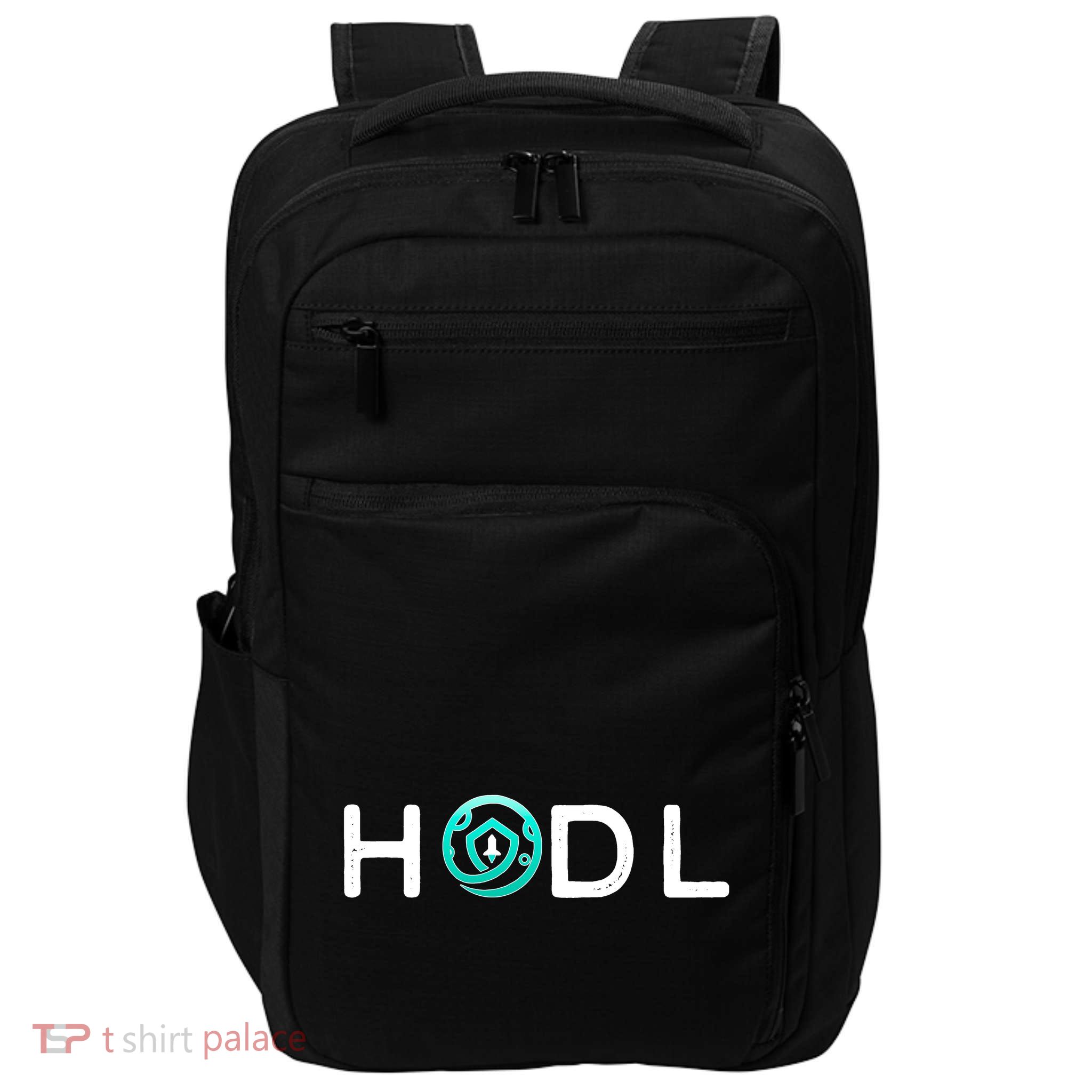 SafeMoon HODL Crypto Hold Currency Impact Tech Backpack