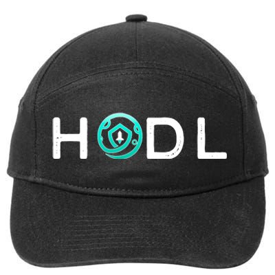 SafeMoon HODL Crypto Hold Currency 7-Panel Snapback Hat