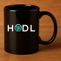 SafeMoon HODL Crypto Hold Currency 11oz C Handle Ceramic Mug