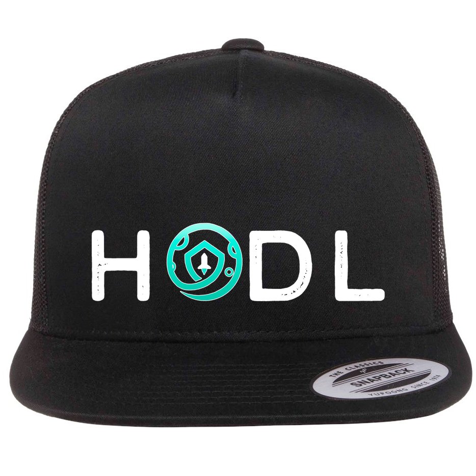 SafeMoon HODL Crypto Hold Currency Flat Bill Trucker Hat