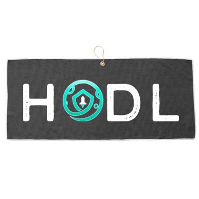 SafeMoon HODL Crypto Hold Currency Large Microfiber Waffle Golf Towel