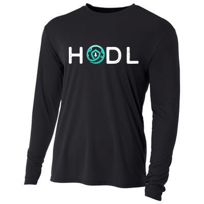 SafeMoon HODL Crypto Hold Currency Cooling Performance Long Sleeve Crew