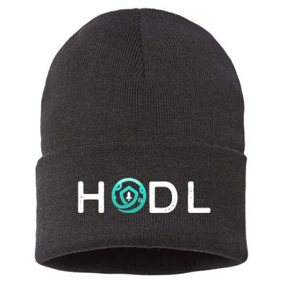 SafeMoon HODL Crypto Hold Currency Sustainable Knit Beanie