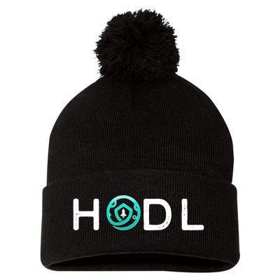 SafeMoon HODL Crypto Hold Currency Pom Pom 12in Knit Beanie