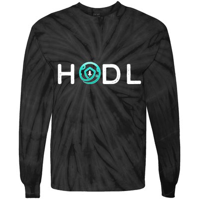SafeMoon HODL Crypto Hold Currency Tie-Dye Long Sleeve Shirt
