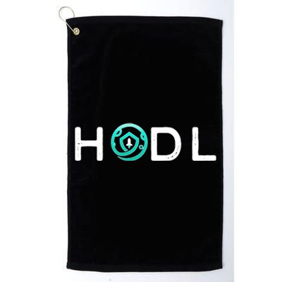 SafeMoon HODL Crypto Hold Currency Platinum Collection Golf Towel