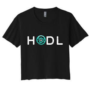 SafeMoon HODL Crypto Hold Currency Women's Crop Top Tee